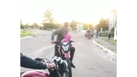 crazy biker