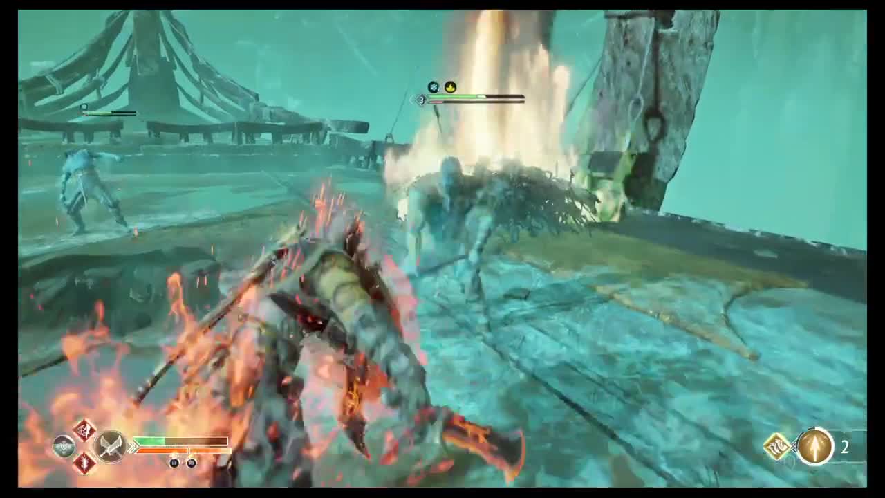 God of War Abandon Boat Battle
