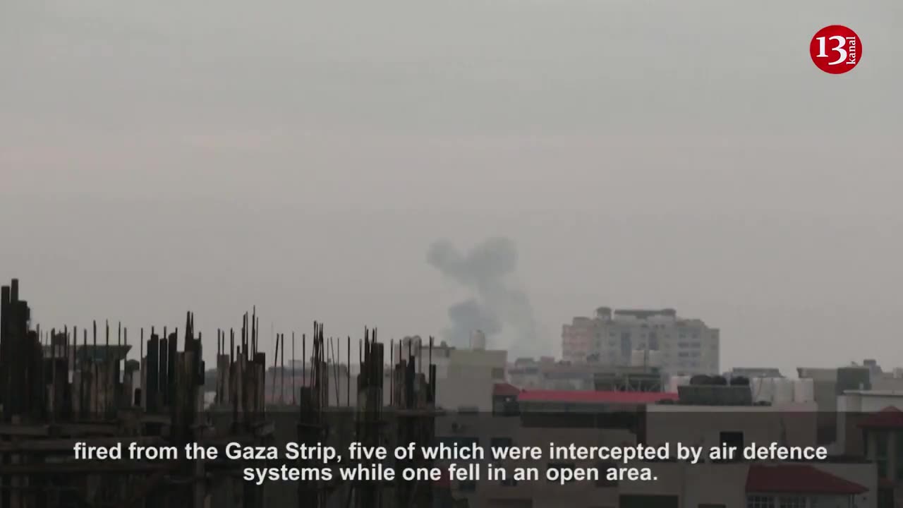 Israeli strikes hits Gaza after rockets fired overnight