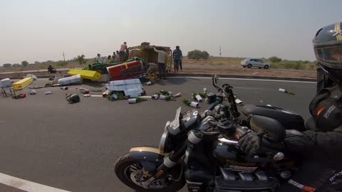 Accident -Indian highway