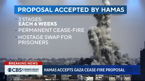 Hamas accepts Gaza cease-fire proposal, but Israel calls deal unacceptable