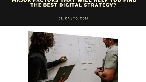 🤔 MAJOR #FACTORS THAT WILL HELP YOU FIND THE BEST #DIGITAL #STRATEGY ?