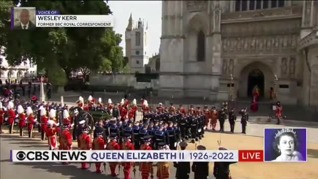 Queen Elizabeth's coffin leaves Westminster Abbey "for the last time"