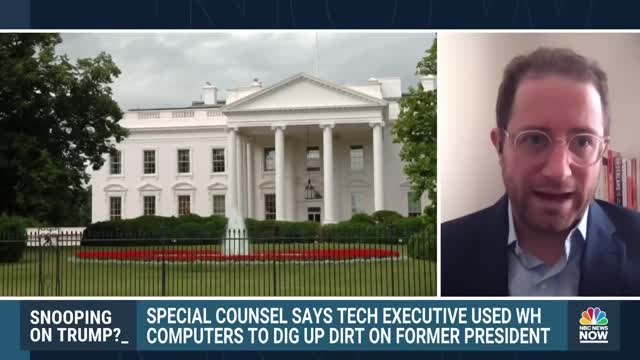 Special Counsel Says Tech Executive Used White House Computers To Look For Dirt On Trump