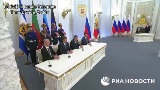 Putin sui risultati dei referendum