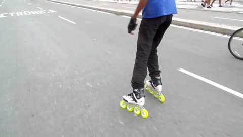 skating in Copacabana