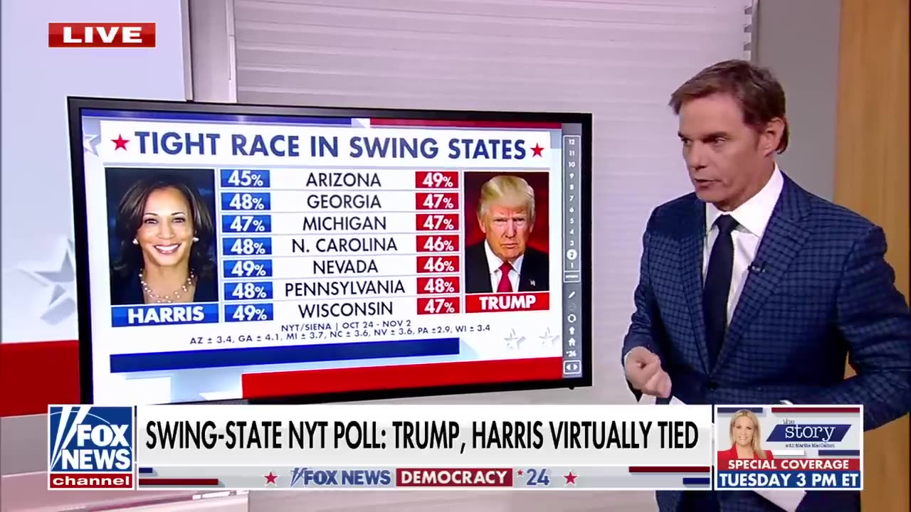 Path to 270 Donald Trump, Kamala Harris in 'dead heat' in latest polling