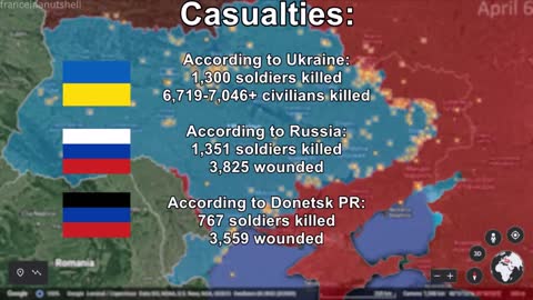 Russo-Ukrainian War Week 6 Mapped using Google Earth4