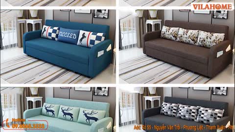 Sofa GIƯỜNG Đa Năng - S903 _ Mẫu SOFA KẾT HỢP GIƯỜNG tiện dụng - VilaHome