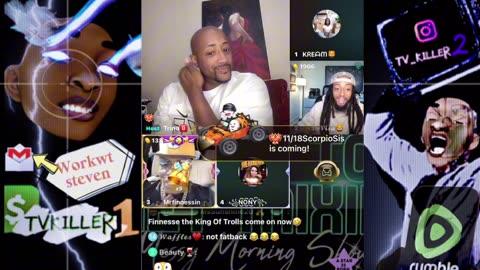 Mr FINESSIN joins Trina b MESSY SHOW IT GOES LEFT