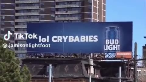 Good luck with that Bud light.