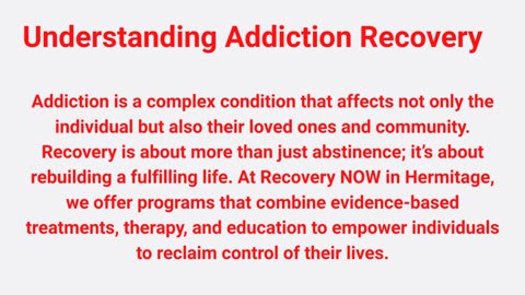 Recovery Now, LLC - #1 Addiction Recovery in Hermitage, TN