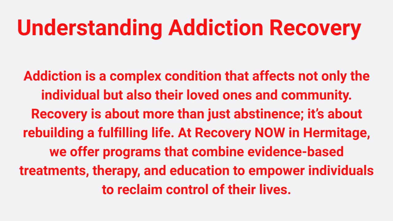Recovery Now, LLC - #1 Addiction Recovery in Hermitage, TN