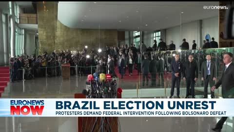 Brazil: Jair Bolsonaro reportedly concedes election defeat amid severe unrest