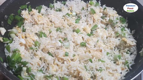 Korean Egg Fried Rice _ Korean Food _ Pakistani food recipes _ egg and rice recipes_ egg rice recipe