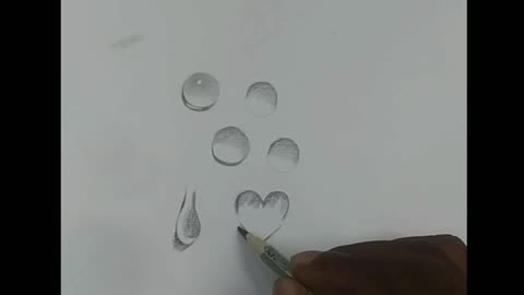 Water drops easy drawing step by step