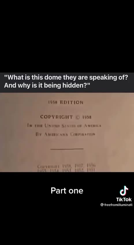 Part 1: What is this dome they are speaking of?