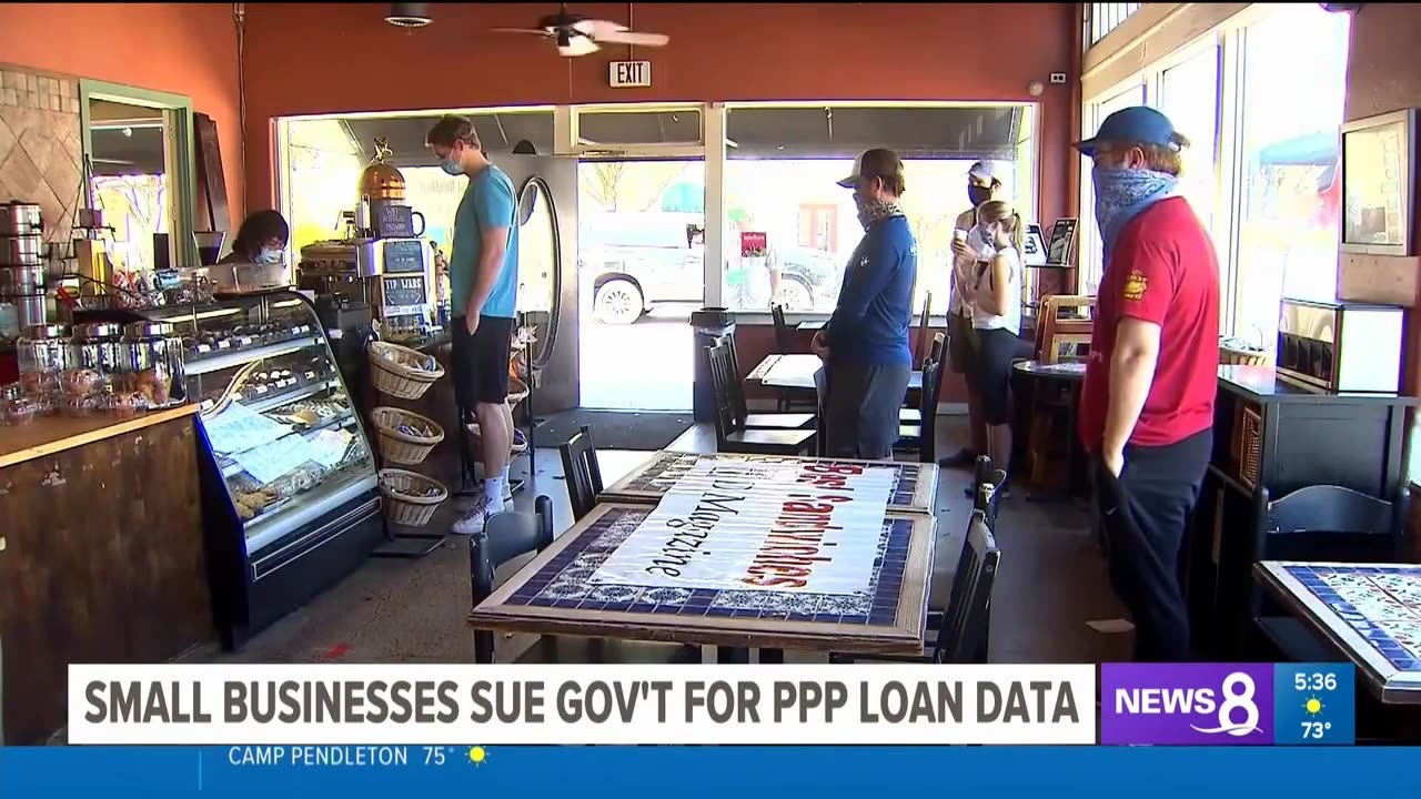 159 ASBL SUES Trump Administration Over PPP Loans - CBS KFMB 8 July 14 2020