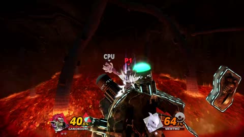 Ganondorf Vs Mewtwo on Brinstar Depths (Super Smash Bros Ultimate)