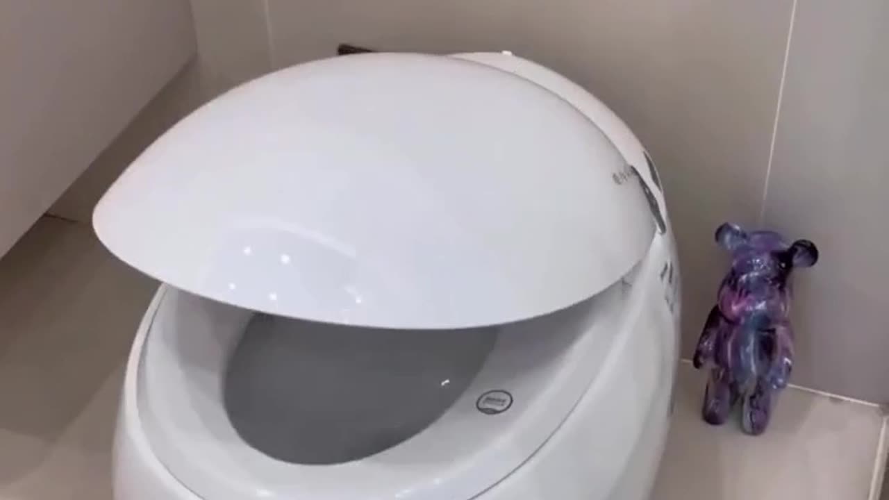 Product Link in Comment Section [ Ultimate Sphere Futuristic Intelligent Mini Toilet ]