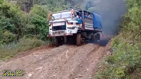 The Most Dangerous Roads In The World That Any Driver Dare Not To Drive, Bus& Truck Operator Skills