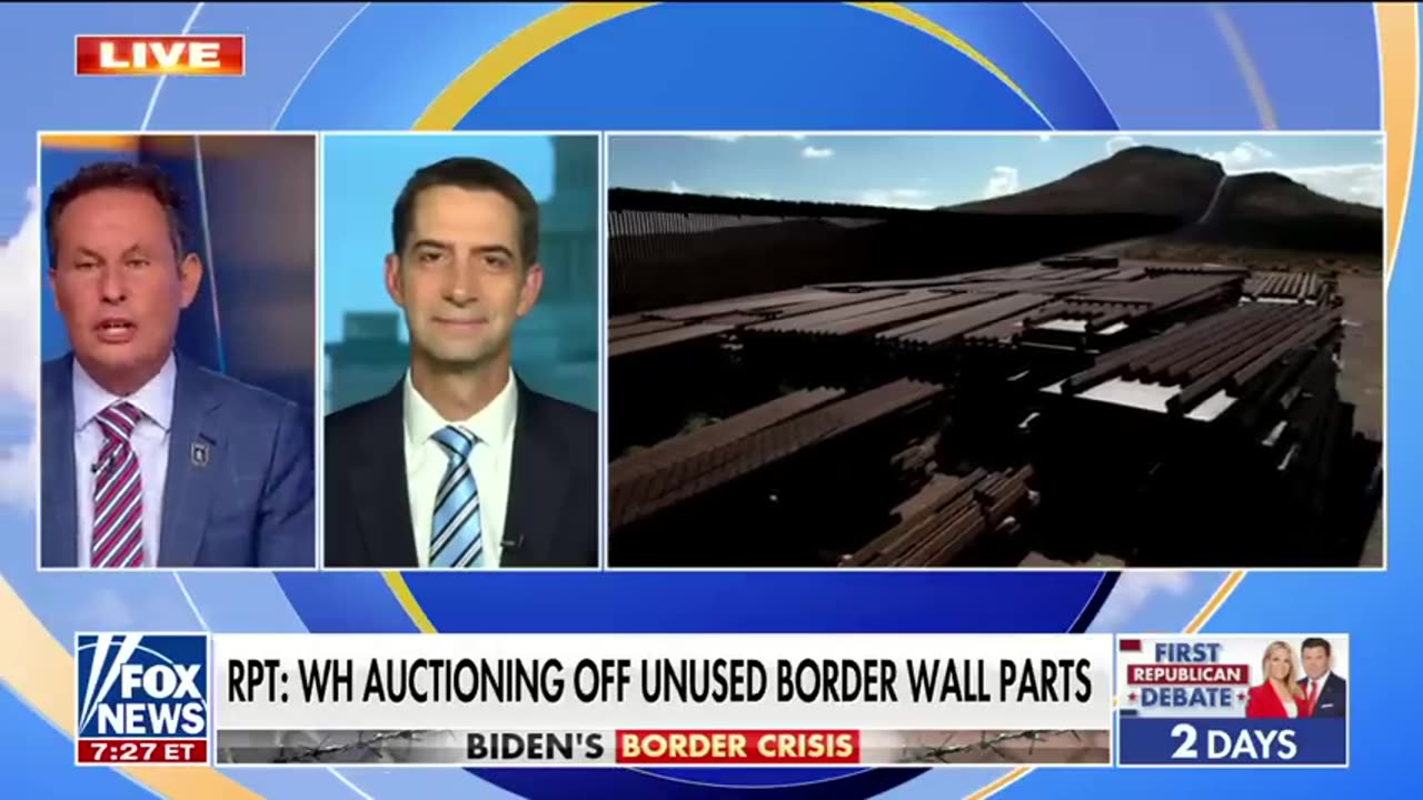 'OUTRAGEOUS': Biden reportedly selling off border wall materials