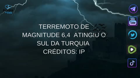 Terremoto de magnitude 6,4 nesta segunda-feira
