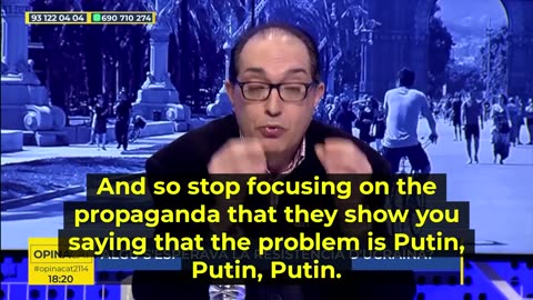 Uncomfortable truth on Spanish TV!