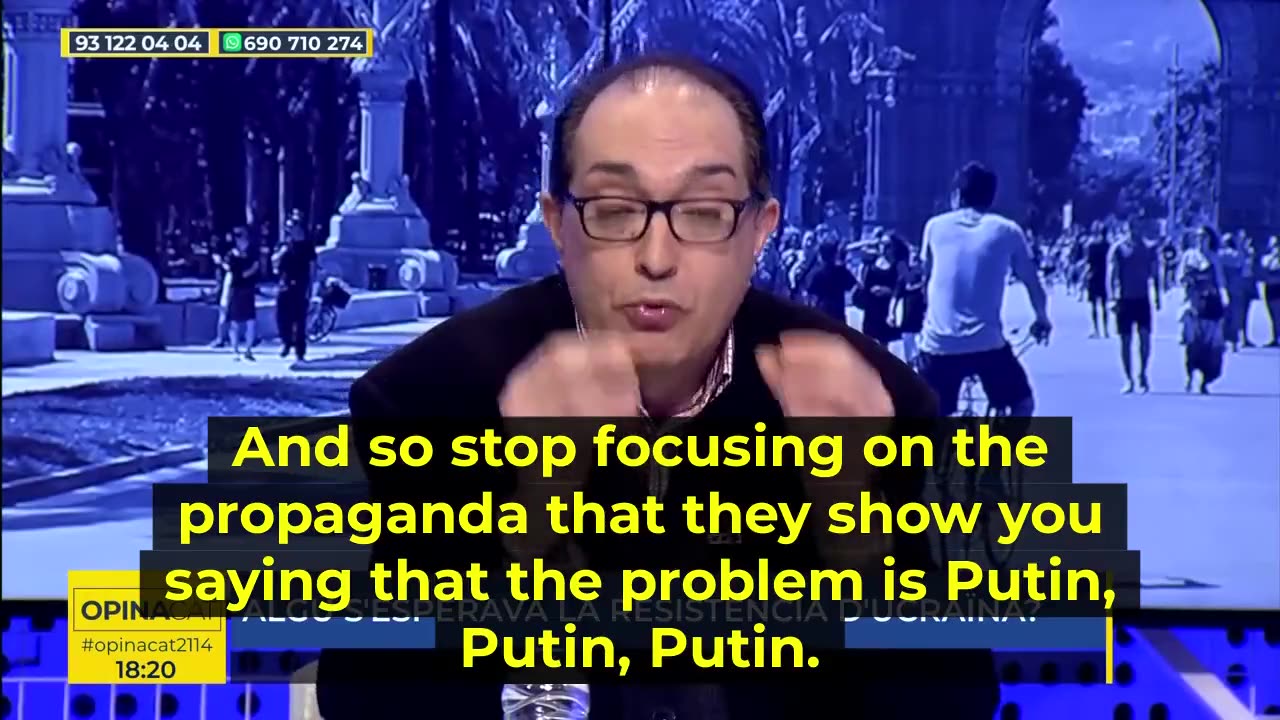 Uncomfortable truth on Spanish TV!