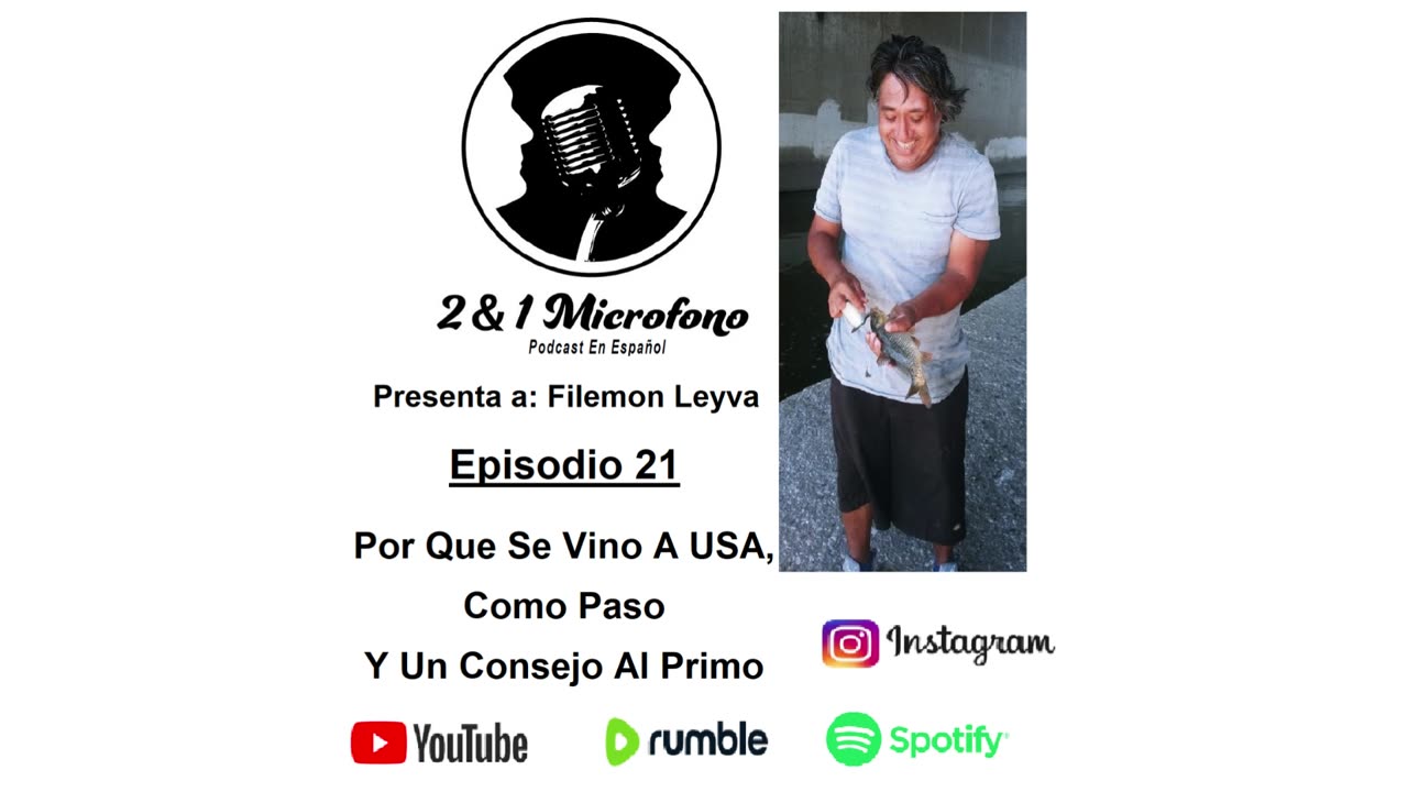 Episodio 21-Ft. Filemon Leyva-Por Que Se Vino A USA, Como Paso Y Un Consejo Pal' Primo.