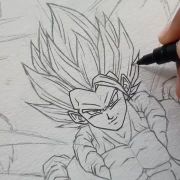 Drawing Goku and Vegeta - Best duo in anime history