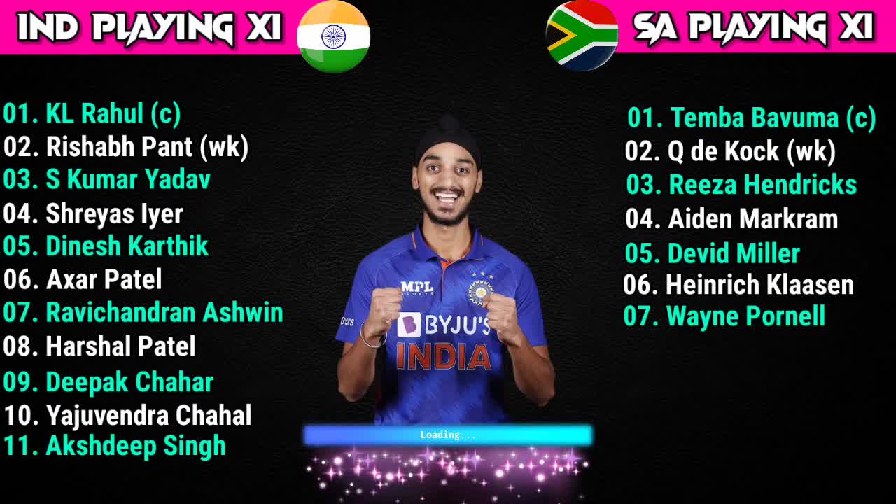 India 3rd T20 Final Playing 11 India vs South Africa 3rd T20 Final Playing 11 Ind playing 11