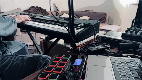 Kurzweil PC3 & AKAI MPX 16 Jam