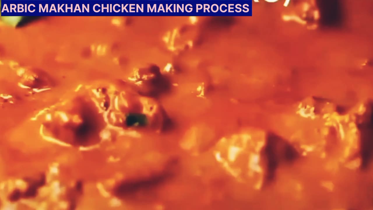 Chicken makhan making process