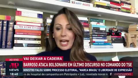 Barroso ataca Bolsonaro em última sessão no comando do TSE