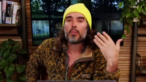 British actor and TV presenter Russell Brand