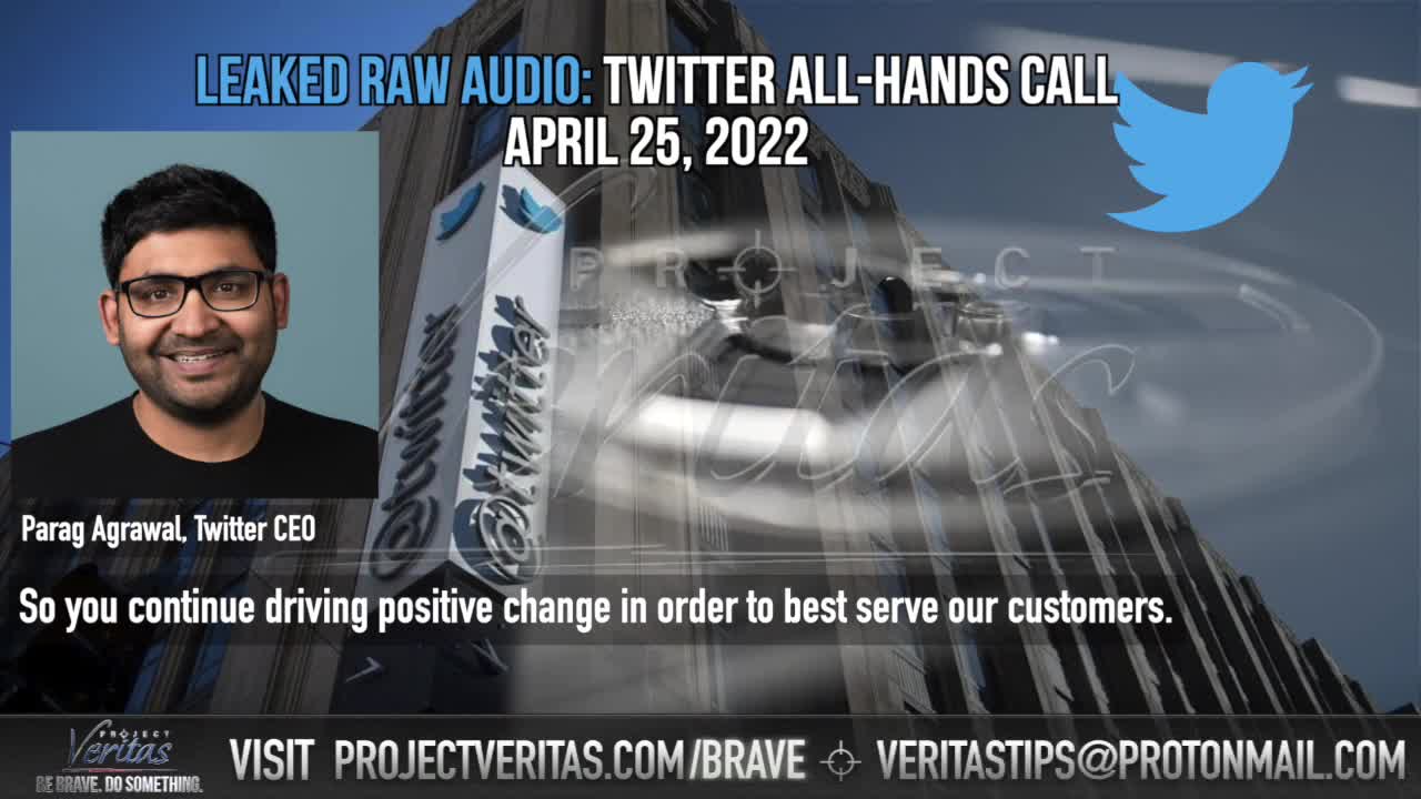Leaked Audio Of Twitter Sale, Censorship, Trump Returning, Worried Staffer - Project Veritas