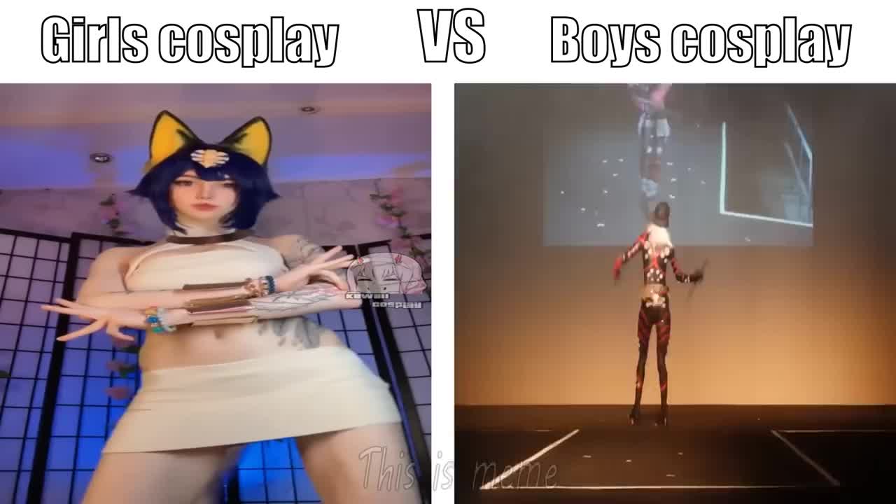 Girls cosplay vs Boys cosplay (Metal Gear Rising) #5