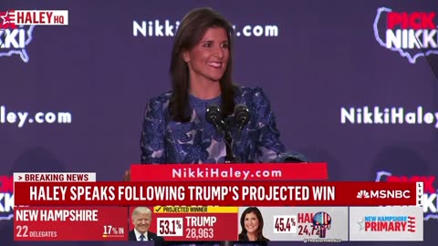 Nikki Haley congratulates President Trump on his win