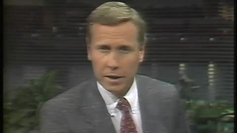 May 9, 1989 - David James Previews 10PM Evansville Newscast