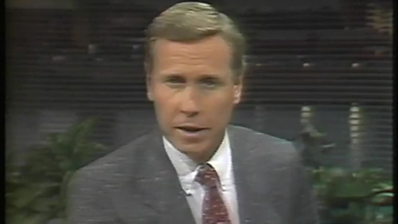 May 9, 1989 - David James Previews 10PM Evansville Newscast