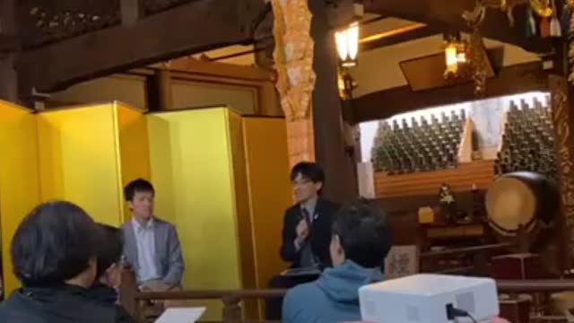 浄蓮寺 長嶋竜弘鎌倉市議講演＆サルサ岩渕対談