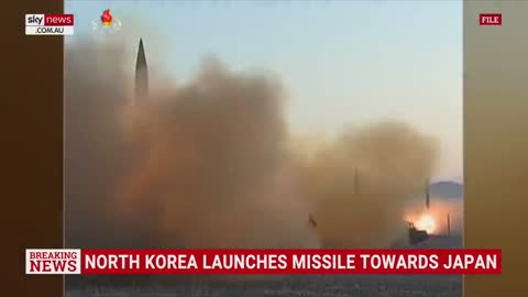 North Korea launches missile towards Japan