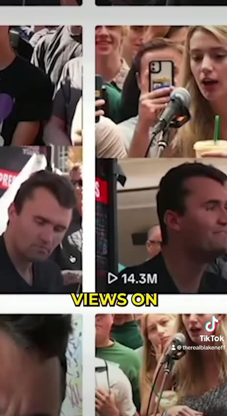 Charlie Kirk is owning TikTok