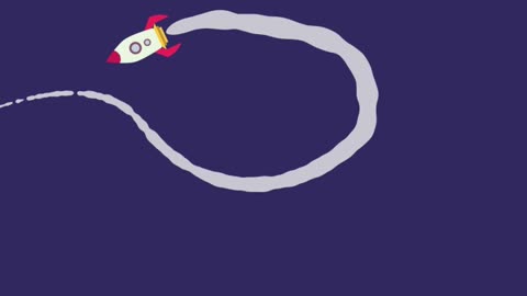 Rocket 🚀 Smoke Trail #AfterEffects Animation #GRAPHICSTECHS #Tutorial #SHORT #Art #Animated #Rocket