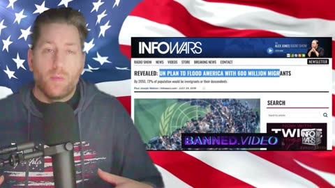 Alex Jones On Open Borders & The US Govt "Replacement Migrant" Voter Fraud Agenda For 2024 Election