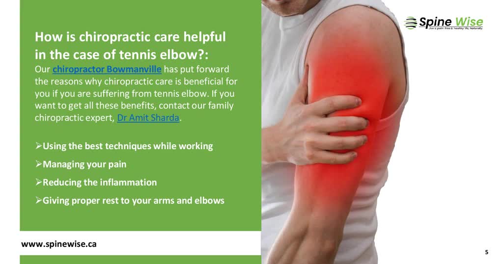 How Can Chiropractic Care Treat a Tennis Elbow?