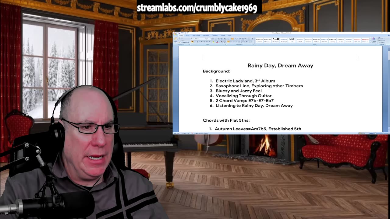 Composing for the Classical Guitarist: Hendrix Rainy Day, Dream Away Background