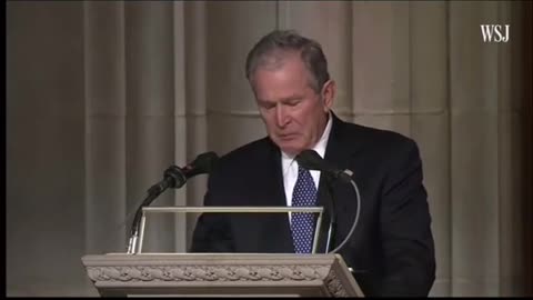 w.Bush Went “Emotional ” on During Speech