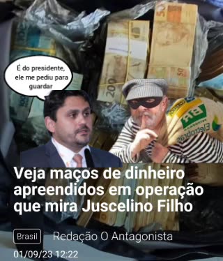 É do amigo meu : voltaram a roubalheira ministro guardava dinheiro para o ladrão Lula.